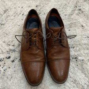 Men’s Cole Haan Leather Cap Toe Lace Up Shoes